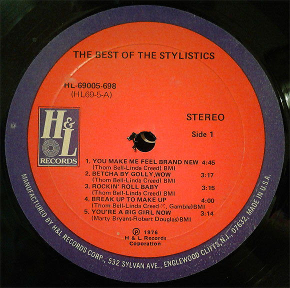 The Stylistics : The Best Of The Stylistics (LP, Comp)