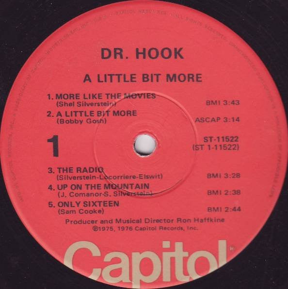 Dr. Hook : A Little Bit More (LP, Album)
