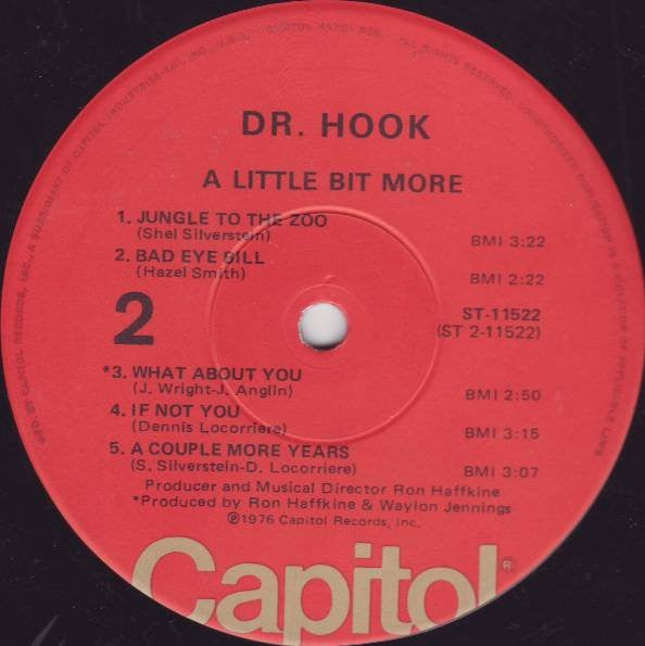 Dr. Hook : A Little Bit More (LP, Album)