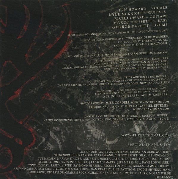 Threat Signal : Under Reprisal (CD, Album, Enh)