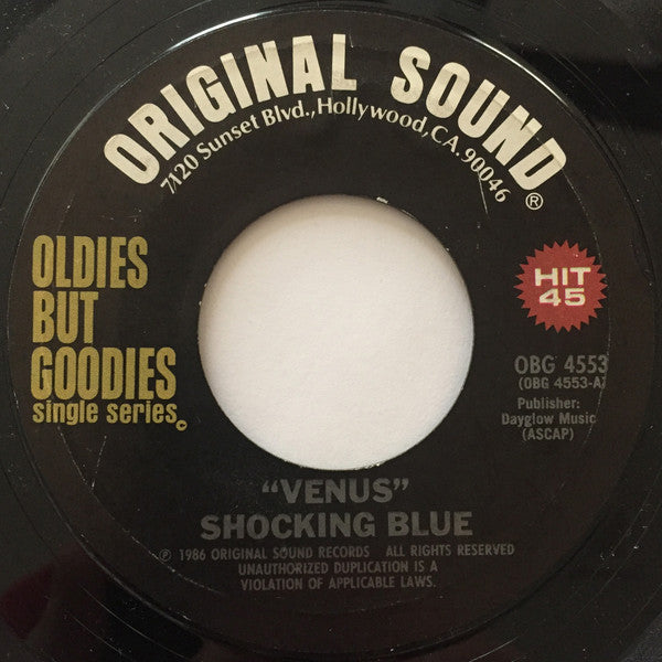 Shocking Blue / Tee-Set : Venus / Ma Belle Amie (7", Single)
