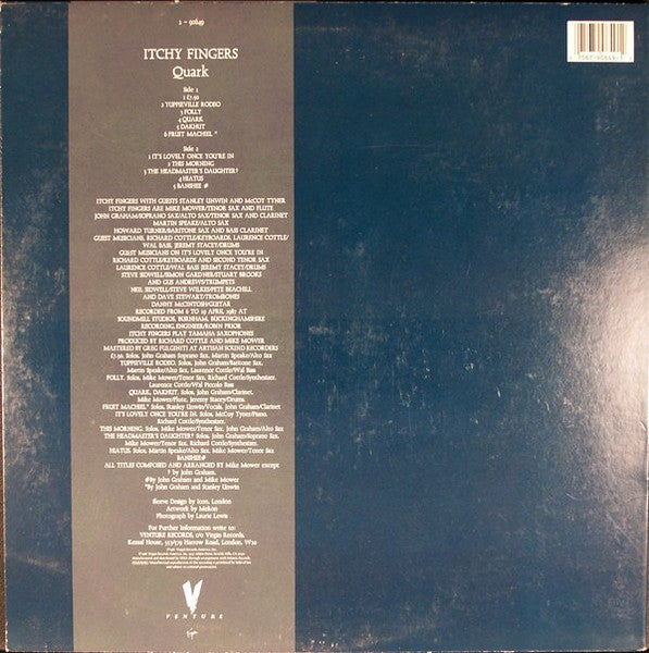 Itchy Fingers : Quark (LP)