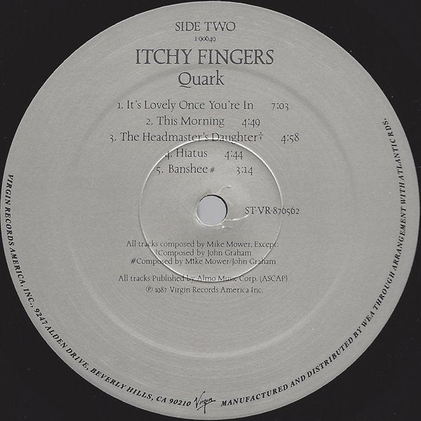 Itchy Fingers : Quark (LP)