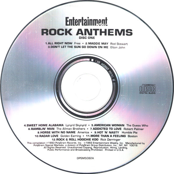 Various : Rock Anthems (2xCD, Comp)