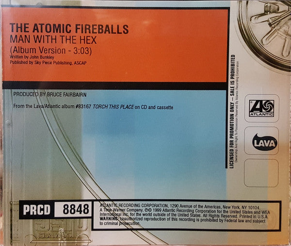 The Atomic Fireballs : Man With The Hex (CD, Single, Promo)