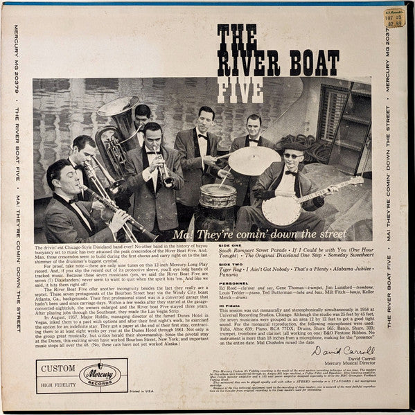 The River Boat Five : Ma! They're Comin' Down The Street (LP, Mono)