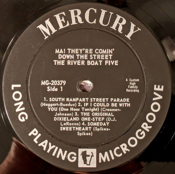 The River Boat Five : Ma! They're Comin' Down The Street (LP, Mono)