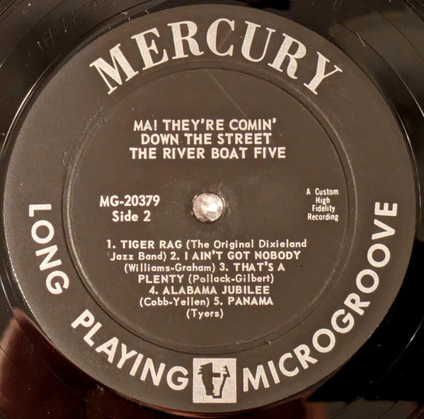 The River Boat Five : Ma! They're Comin' Down The Street (LP, Mono)