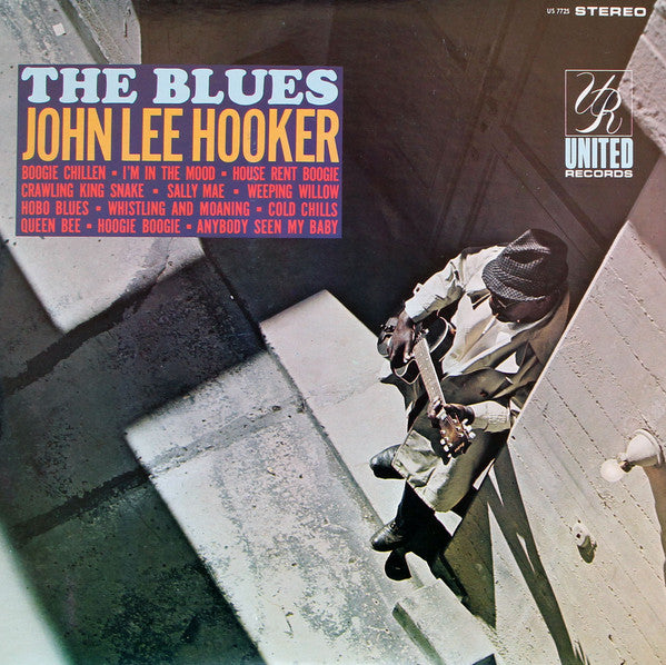 John Lee Hooker : The Blues (LP, Comp, RE)