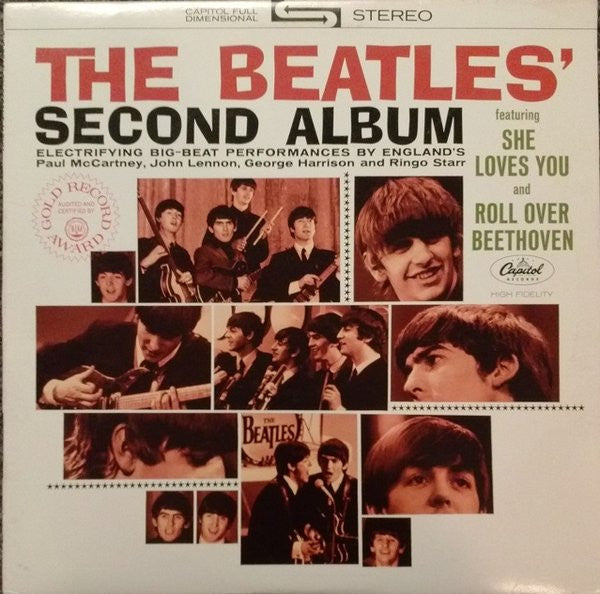 The Beatles : The Beatles' Second Album (LP, Album, RE, Pur)