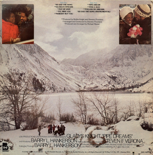 Gladys Knight & The Pips* : Pipe Dreams: The Original Motion Picture Soundtrack (LP, Album, Ter)