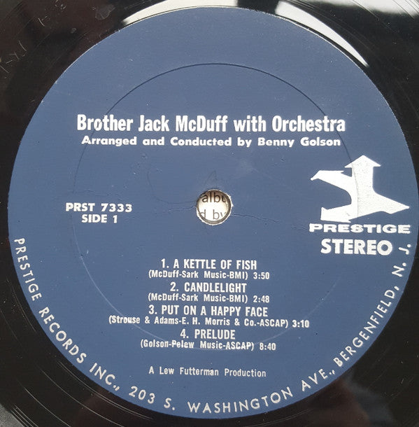 Brother Jack McDuff : Prelude (LP, Album)