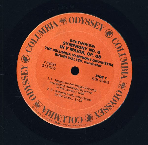 Ludwig van Beethoven - Columbia Symphony Orchestra, Bruno Walter : Sinfonie Nr.6 In F-Dur Op.68 (Pastorale) (LP, RE)