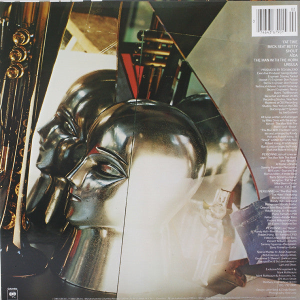 Miles Davis : The Man With The Horn (LP, Album, Car)