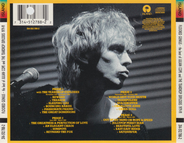 Julian Cope / The Teardrop Explodes : Floored Genius - The Best Of Julian Cope And The Teardrop Explodes 1979-91 (CD, Comp)