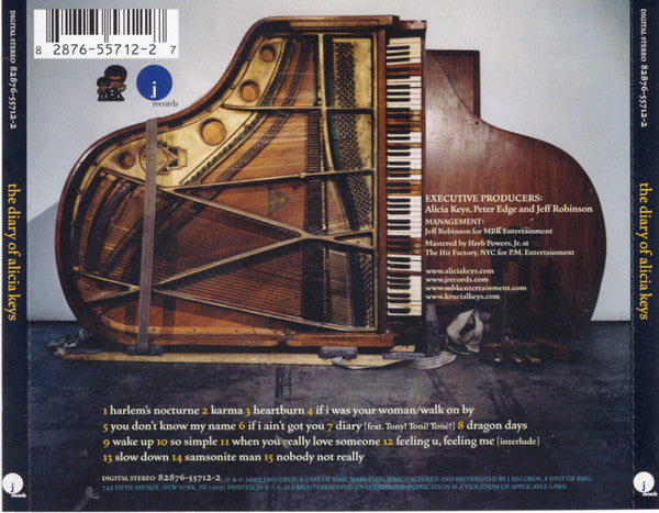 Alicia Keys : The Diary Of Alicia Keys (CD, Album)