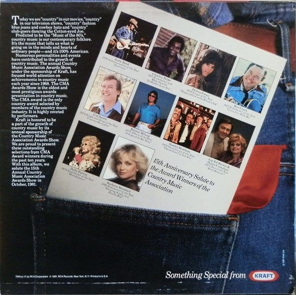 Various : 15th Anniversary Salute To The Award Winners Of The Country Music Association (LP, Comp)
