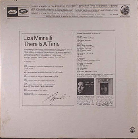 Liza Minnelli : There Is A Time (LP)
