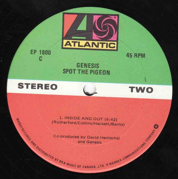 Genesis : Spot The Pigeon (12", EP, Don)