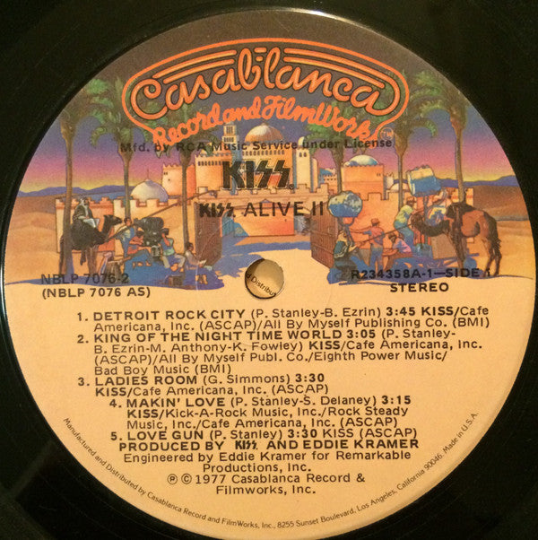 Kiss : Alive II (2xLP, Album, Club)