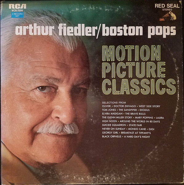 Arthur Fiedler / Boston Pops Orchestra : Motion Picture Classics (2xLP, Comp)