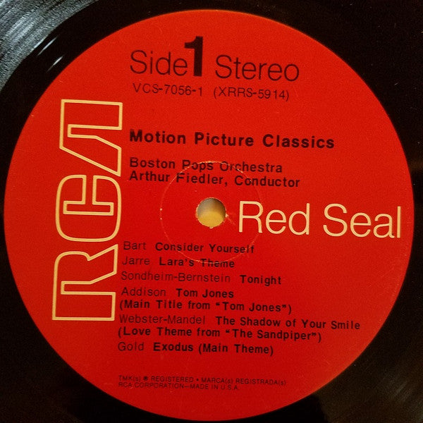 Arthur Fiedler / Boston Pops Orchestra : Motion Picture Classics (2xLP, Comp)