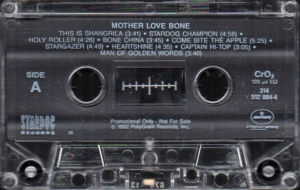 Mother Love Bone : Mother Love Bone (Cass, Comp, Promo)