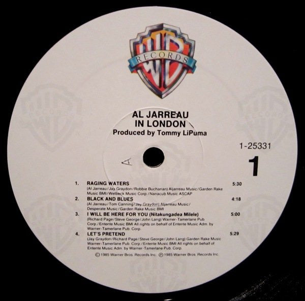 Al Jarreau : In London (LP, Album, All)