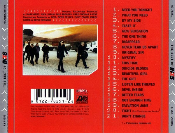 INXS : The Best Of INXS (CD, Comp, RM)