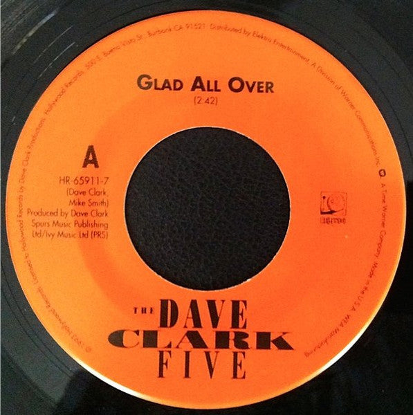 The Dave Clark Five : Glad All Over / Bits And Pieces (7", Single)