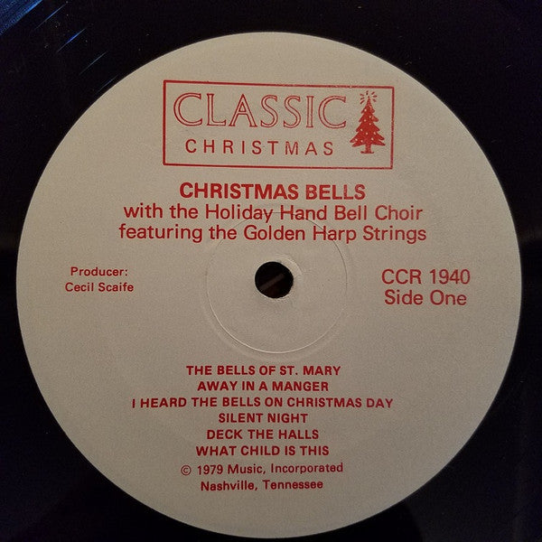 Holiday Hand Bell Choir, Golden Harp Strings : Christmas Bells (LP, Album)