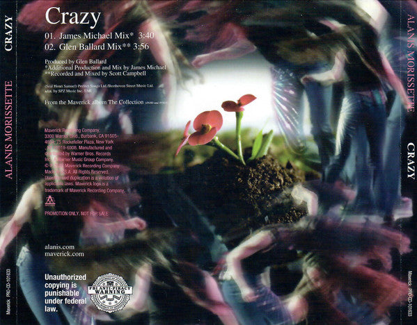 Alanis Morissette : Crazy (CD, Single, Promo)