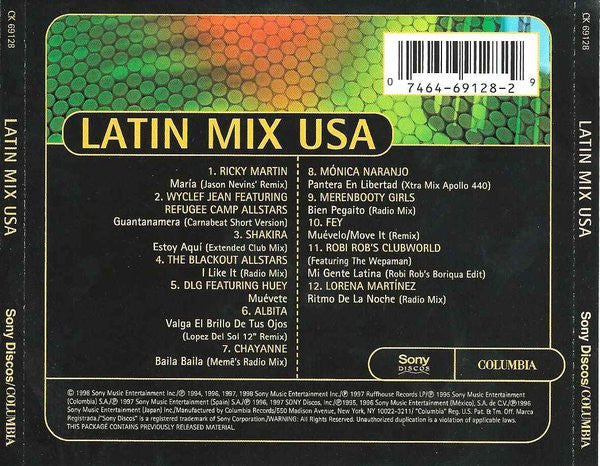 Various : Latin Mix USA (CD, Comp)
