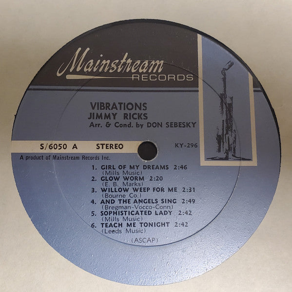 Jimmy Ricks (2) : Vibrations (LP, Album)