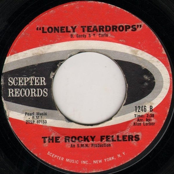 The Rocky Fellers : Killer Joe / Lonely Teardrops (7", Single, Mono, Styrene, Ter)