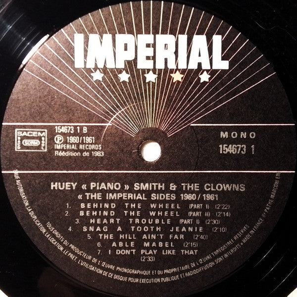 Huey "Piano" Smith & His Clowns : The Imperial Sides 1960-61 (LP, Comp, Mono)