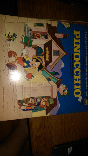 Jiminy Cricket : Walt Disney's Story And Songs From Pinocchio (LP, Album)