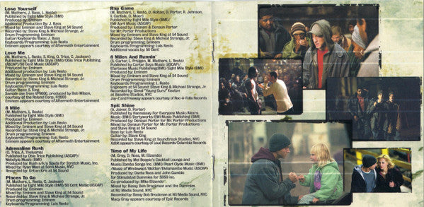 Various : Music From And Inspired By The Motion Picture 8 MILE (CD, Comp, RE)