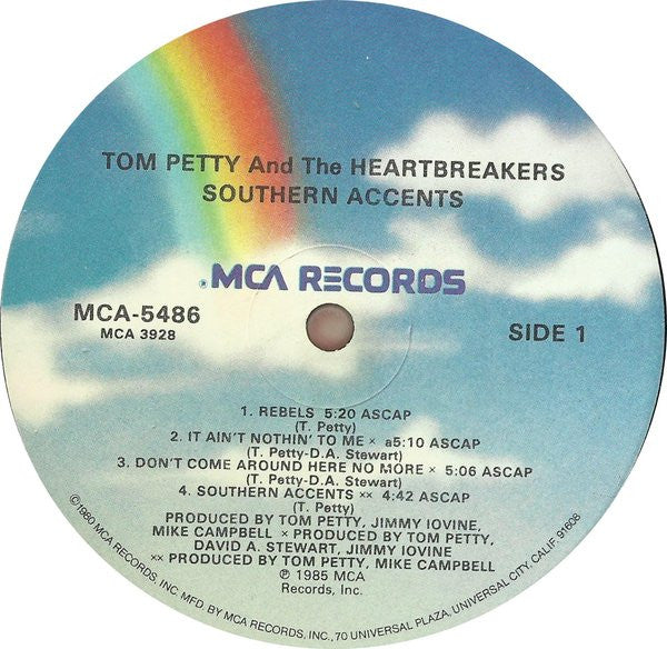 Tom Petty And The Heartbreakers : Southern Accents (LP, Album)