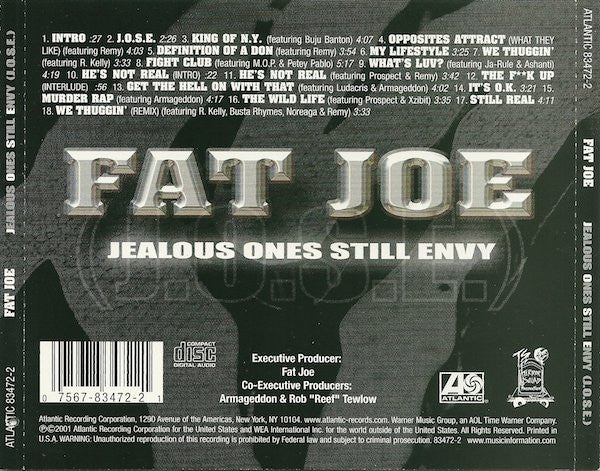 Fat Joe : Jealous Ones Still Envy (J.O.S.E.) (CD, Album)