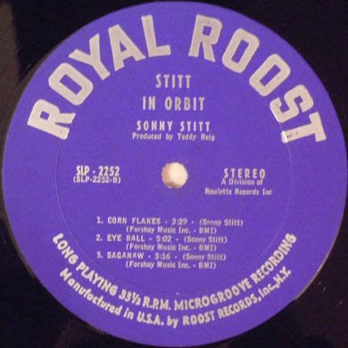 Sonny Stitt : Stitt In Orbit (LP, Album)