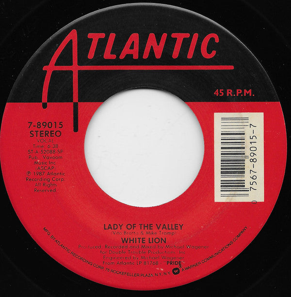 White Lion : When The Children Cry / Lady Of The Valley (7", Single, SP)
