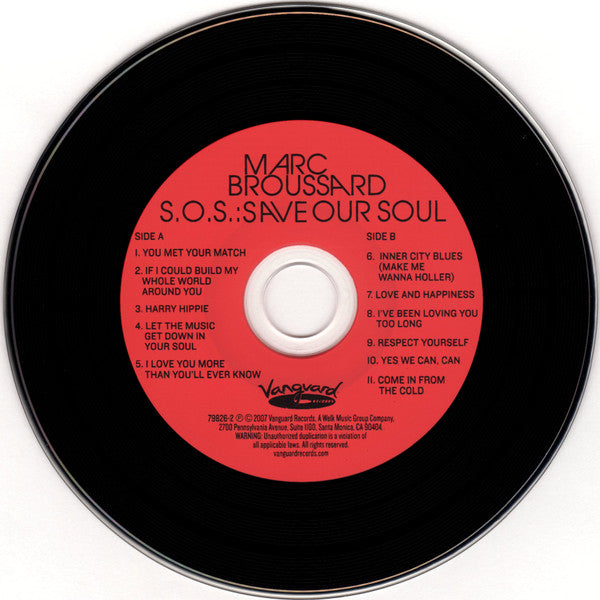 Marc Broussard : S.O.S.: Save Our Soul (HDCD, Album)