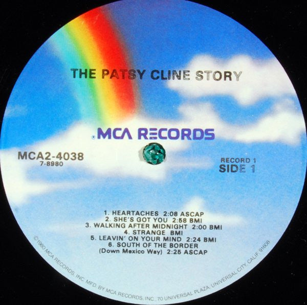 Patsy Cline : The Patsy Cline Story (2xLP, Comp, RE)