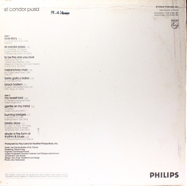 Paul Mauriat And His Orchestra : El Condor Pasa (LP, Album)