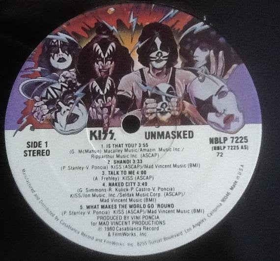 Kiss : Unmasked (LP, Album, PRC)