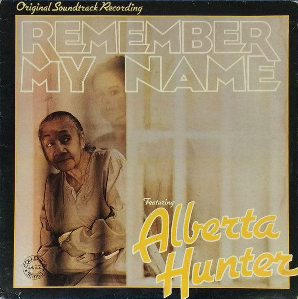 Alberta Hunter : Remember My Name (Original Soundtrack Recording) (LP, Album)