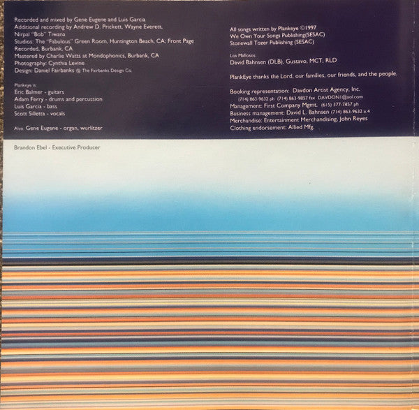 Plankeye : The One And Only (CD, Album)