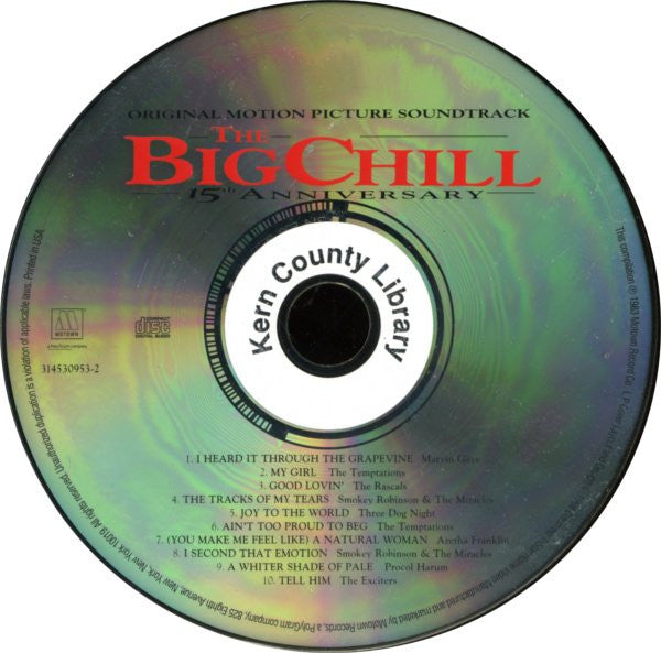 Various : The Big Chill (Original Motion Picture Soundtrack) (CD, Comp, RE, RM, PMD)
