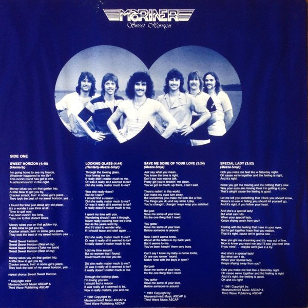 Mariner (3) : Sweet Horizon (LP, Album)